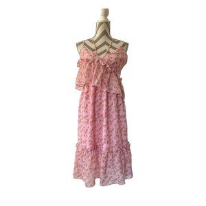 Lost Ink Tiered Dress Size S